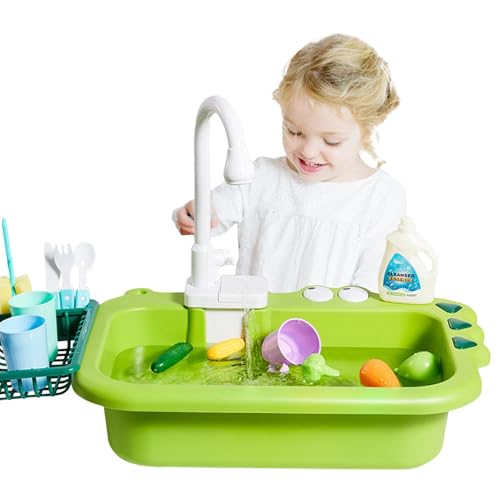 Täuschen Sie Rollenspiele Spielzeug, Kinderreinigung Spielzeugset, Bunte Küchenspielspielspüle Spielzeug mit fließendem Wasser, Lustige Roadtrip -Aktivitäten, Kinderreisespiele für, Mädchen Täuschen Sie Rollenspiele Spielzeug, Kinderreinigung Spielzeugset, Bunte Küchenspielspielspüle Spielzeug mit fließendem Wasser, Lustige Roadtrip -Aktivitäten, Kinderreisespiele für, Mädchen von Generisch