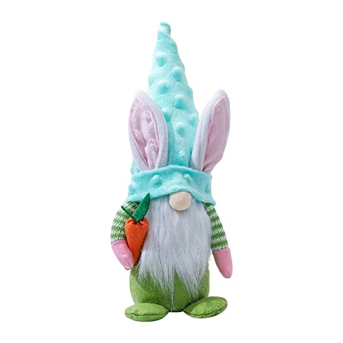 Tag gesichtsloses Urlaub Ostern Ornamente Puppe Geschenke Dekorationen Plüschtier Lernspielzeug Plüschtier (Green, One Size) von Generisch