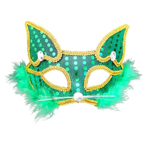 Tagesangebote Heute,Maskenball Damen,Maskenball Venezianische Maske Damen Therian Mask Herren Masken Kostüm Venezianisch Schwarz Halloween Gesicht Verkleidung Hexenmaske,Grün,20X15CM Tagesangebote Heute,Maskenball Damen,Maskenball Venezianische Maske Damen Therian Mask Herren Masken Kostüm Venezianisch Schwarz Halloween Gesicht Verkleidung Hexenmaske,Grün,20X15CM von Generisch