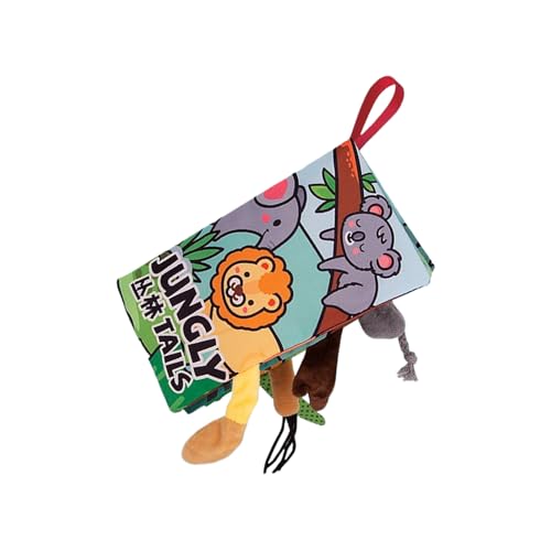 Tails Book - Tails Stoffbuch | Dschungel & Meerestiere Fühlbuch Mit Mehreren Texturen, Sensorisches Lernspielzeug Zur Frühförderung Für Babys Und Kinder Tails Book - Tails Stoffbuch | Dschungel & Meerestiere Fühlbuch Mit Mehreren Texturen, Sensorisches Lernspielzeug Zur Frühförderung Für Babys Und Kinder von Generisch