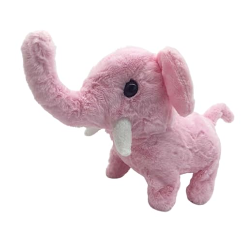 Talking Elephant Toy | Electric Plush Elephant | Battery-Powered Elephant Toy | Sensory Development Elephant Toy | Plush Elephant Activity Toy Safe and Child-Friendly Plush for Sensory Development von Generisch