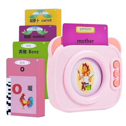 Talking Flash Cards, Toddler Learning Cards with 224 Sight Word, Interactive Educational Toy, Early Cognitive Development, Preschool Sensory Activity for Kid, 3.74x0.75x2.99 Inches Talking Flash Cards, Toddler Learning Cards with 224 Sight Word, Interactive Educational Toy, Early Cognitive Development, Preschool Sensory Activity for Kid, 3.74x0.75x2.99 Inches von Generisch