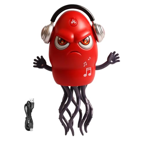 Tanzender Oktopus Baby Spielzeug, Krabbelnder Hindernisausweich Tintenfisch, Wiederaufladbares Oktamusik Spielzeug Mit Licht Für Kinder Geburtstag Weihnachten Krabbelspielzeug Babybett Bauchzeit von Generisch