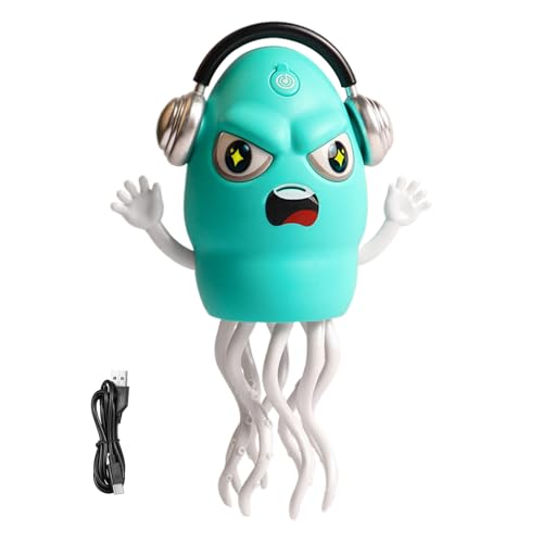 Tanzender Oktopus Baby Spielzeug - Krabbelnder Hindernisausweich Tintenfisch | Wiederaufladbares Oktamusik Spielzeug Mit Licht Für Kinder Geburtstag Weihnachten Krabbelspielzeug Babybett Bauchzeit von Generisch