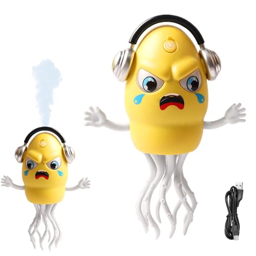 Tanzender Oktopus Baby Spielzeug | Wiggelnder Hindernissensor Tintenfisch - Wiederaufladbares Oktamusik Spielzeug Mit Licht Für Kinder Geburtstag Weihnachten Krabbelspielzeug Babybett Bauchzeit von Generisch