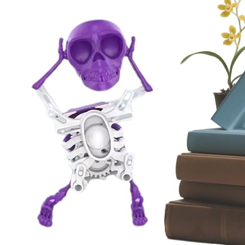 Tanzendes Skelett,Aufziehbare Schaukelnde 3D Gedruckte Skelett Figur Für Kinder - Halloween Spieluhr Dekoration Für Jugendliche Kinder Erwachsene Desktop Deko Tanzendes Skelett,Aufziehbare Schaukelnde 3D Gedruckte Skelett Figur Für Kinder - Halloween Spieluhr Dekoration Für Jugendliche Kinder Erwachsene Desktop Deko von Generisch