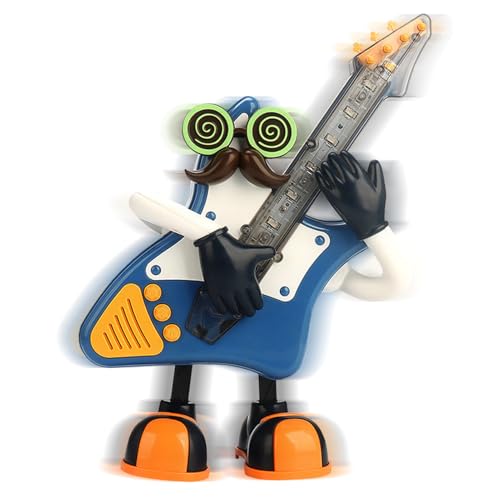 Tanzmusikspielzeug Singen - Interaktiver Pädagogischer Klaviergitarrenset | Leuchtetes Kreatives Lernspiel | ABS -Kinder -Musikspielzeug Für Kinder Mädchen Geburtstagsfeierentwicklung Spiel von Generisch
