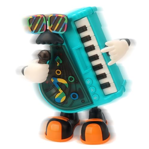 Tanzmusikspielzeug Singen - Interaktiver Pädagogischer Klaviergitarrenset | Leuchtetes Kreatives Lernspiel | ABS -Kinder -Musikspielzeug Für Kinder Mädchen Geburtstagsfeierentwicklung Spiel von Generisch