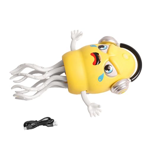 Tanzt Tintenfisch - Smart Tintenfisch mit Hindernisvermeidung - wiederaufladbares Tintenfischtanzspielzeug mit Licht und Musik für Baby -Tummy -Spiele für Kinder Geburtstag Weihnachtsmädchen Kr Tanzt Tintenfisch - Smart Tintenfisch mit Hindernisvermeidung - wiederaufladbares Tintenfischtanzspielzeug mit Licht und Musik für Baby -Tummy -Spiele für Kinder Geburtstag Weihnachtsmädchen Kr von Generisch