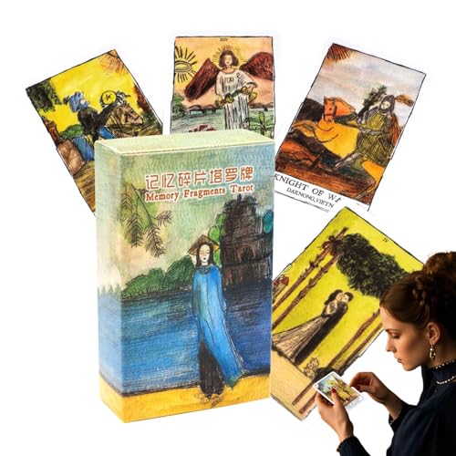 Tarot Decks, English Tarot Cards Deck, Interactive Board Game, Nostalgic Fortune-Telling Activity, 78-Card Set for Family, Friends & Colleagues, Collectible Team Gathering Tarot Decks, English Tarot Cards Deck, Interactive Board Game, Nostalgic Fortune-Telling Activity, 78-Card Set for Family, Friends & Colleagues, Collectible Team Gathering von Generisch