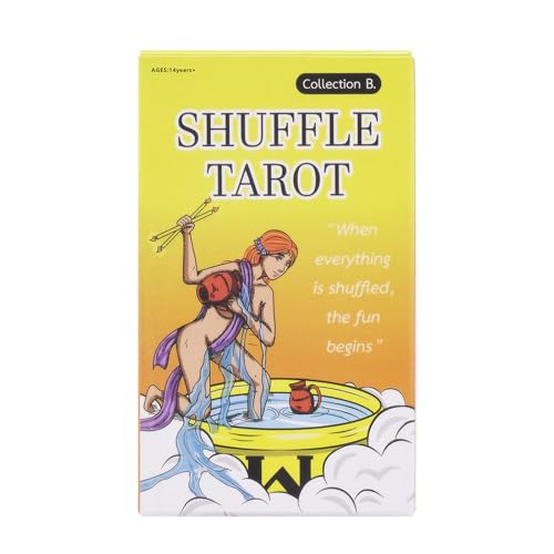 Tarotkarten, tragbares 81-Karten-Orakeldeck, psychologische Shuffle-Karten, aufschlussreiche Zukunfts- und Vergangenheitsführung, geheimnisvolles Design, ideal für Tarot-Lesungen und spirituelle Tarotkarten, tragbares 81-Karten-Orakeldeck, psychologische Shuffle-Karten, aufschlussreiche Zukunfts- und Vergangenheitsführung, geheimnisvolles Design, ideal für Tarot-Lesungen und spirituelle von Generisch