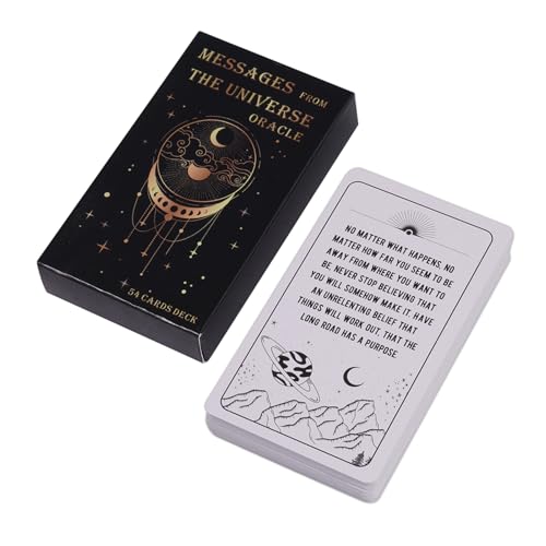 Tarotkarten,Wahrsage-Brettspiel | Unterhaltungsspiel Karten Zur Wahrsagerei, 54 Karten Kartendeck Für Feste Und Geschenkideen Tarotkarten,Wahrsage-Brettspiel | Unterhaltungsspiel Karten Zur Wahrsagerei, 54 Karten Kartendeck Für Feste Und Geschenkideen von Generisch
