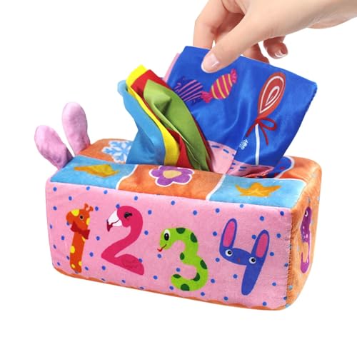 Taschentuchbox Für Kinder, Sensorisches Spielzeug, Taschentuchspielzeug - Taschentuchbox-Lernspielzeug-Taschentuchbox-Spielzeug, Weiches Sensorisches Spielzeug, Frühes Lernspielzeug Für Und M Taschentuchbox Für Kinder, Sensorisches Spielzeug, Taschentuchspielzeug - Taschentuchbox-Lernspielzeug-Taschentuchbox-Spielzeug, Weiches Sensorisches Spielzeug, Frühes Lernspielzeug Für Und M von Generisch