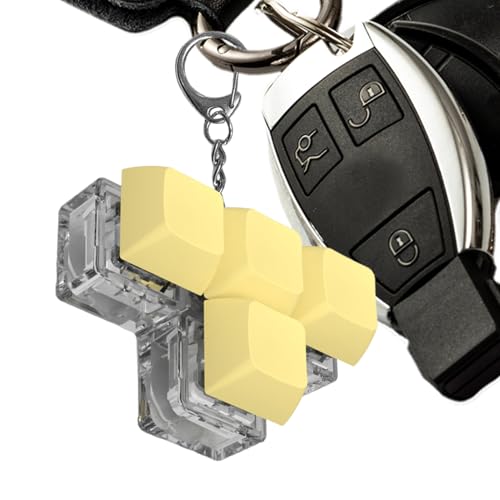 Tastatur-Fidget-Spielzeug,Keyboard-Fidget-Schlüsselanhänger|Leuchtendes 4-Schlüssel-Schafttester-Fingerspielzeug - Fingerspielzeug, lustiger sensorischer Schlüsselanhänger, Schafttester, entspannend Tastatur-Fidget-Spielzeug,Keyboard-Fidget-Schlüsselanhänger|Leuchtendes 4-Schlüssel-Schafttester-Fingerspielzeug - Fingerspielzeug, lustiger sensorischer Schlüsselanhänger, Schafttester, entspannend von Generisch
