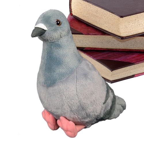 Tauben Stofftier | Realistische Deko Puppe Vogel,Gefüllte Stoffvögel für Baby Kinder Mädchen - Für Baby Mädchen Kinderzimmer Ostern Weihnachten Geburtstag Wohnzimmer von Generisch