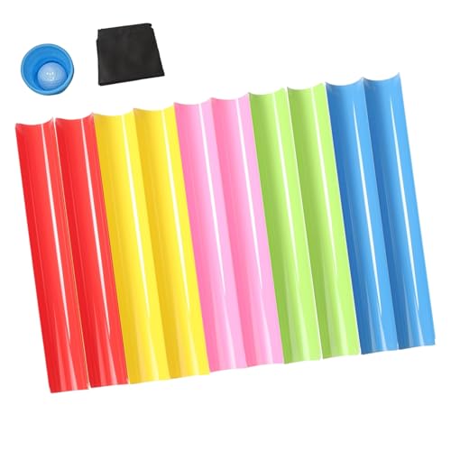 Teambuilding Spiel Pipeline Kit, Teamspiel Für Erwachsene und Jugendliche, 10-Teiliges Kooperationsspiel Mit Kugel und Tasche, Für Firmen-Events, Workshops & Outdoor-Aktivitäten (30/40/50 cm) von Generisch