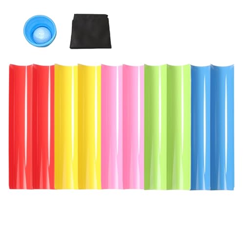 Teambuilding Spiel Pipeline Kit, Teamspiel Für Erwachsene und Jugendliche, 10-Teiliges Kooperationsspiel Mit Kugel und Tasche, Für Firmen-Events, Workshops & Outdoor-Aktivitäten (30/40/50 cm) von Generisch