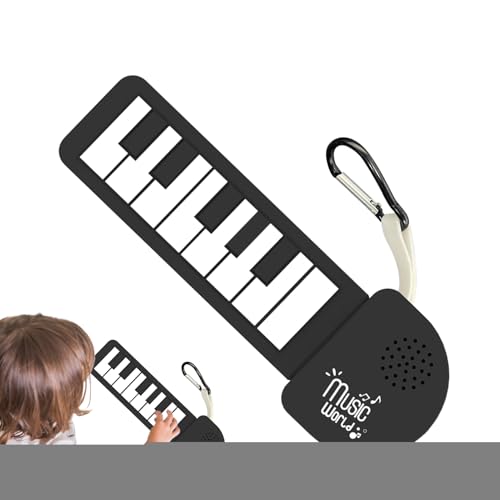 Teclado de piano plegable de silicona eléctrica,Instrumento d-e práctica d-e textura suave para actividades al aire libre, hogar, parque, viaj | Enrolle el piano electrónico, el pequeño piiano enrolla von Generisch