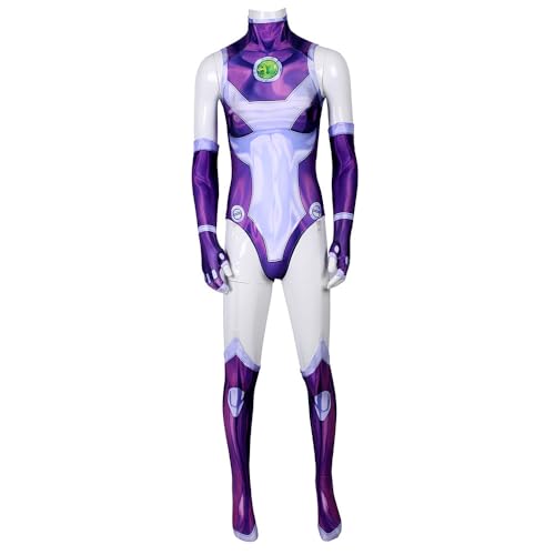Teens Cos Starfire Cosplay-Body, Halloween, Anime-Kostüm, Einteiler, Anime-Rollenspiel, ausgefallene Outfits Teens Cos Starfire Cosplay-Body, Halloween, Anime-Kostüm, Einteiler, Anime-Rollenspiel, ausgefallene Outfits von Generisch