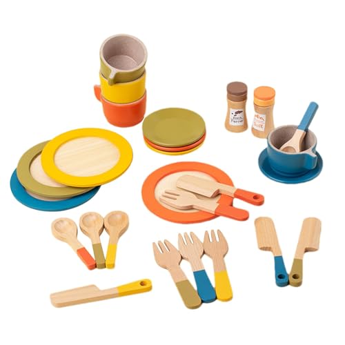 Teeparty Set für kleine Mädchen, Prinzessin Tea Party Set | Vorliegende Rolle Teekannen -Spielset - Kinderspielspiel einschließlich Tassen, Snackteller für kleine Mädchen 3-6 Entwicklung von Generisch