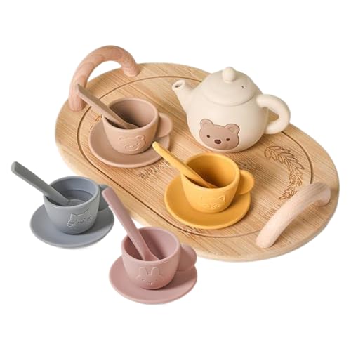 Teeset Für Kleinkinder - Kindertasse Set Für Kleinkinder Und Mädchen,Pädagogisches Lernspielzeug Rollenspiel Für Kinder Ab 3 Jahren Teeset Für Kleinkinder - Kindertasse Set Für Kleinkinder Und Mädchen,Pädagogisches Lernspielzeug Rollenspiel Für Kinder Ab 3 Jahren von Generisch