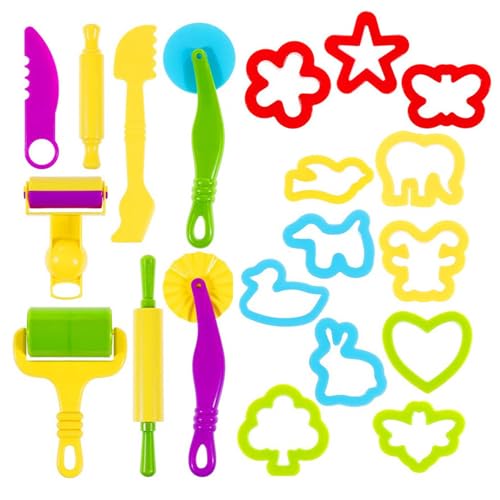 Teig -Werkzeuge Und -schneider - 20pcs Tonteig -Werkzeuge Kit | Playdough Accessoires | Modeling Clay Tos Set | Playdough Tool Set Für Kleinkinder, Kinder, , Mädchen, Kinderkunst Und Kunsthandwe Teig -Werkzeuge Und -schneider - 20pcs Tonteig -Werkzeuge Kit | Playdough Accessoires | Modeling Clay Tos Set | Playdough Tool Set Für Kleinkinder, Kinder, , Mädchen, Kinderkunst Und Kunsthandwe von Generisch