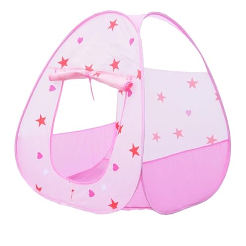 Tenma-Zelt für Kinder, für Jungen, Mädchen, Baby, kleines Haus, zusammenklappbar, Ozean, Ball, Pool, Spielhaus (Sternzeltpulver) von Generisch