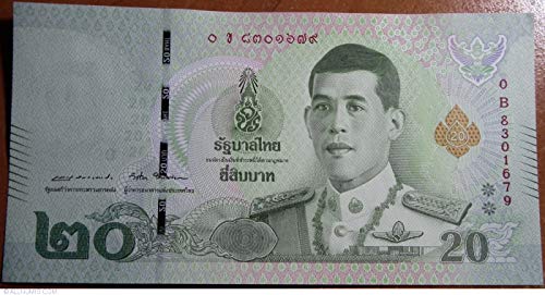 Thailand Pick-Nr: 135 bankfrisch (I) 2018 20 Baht (Banknoten für Sammler) von Generisch