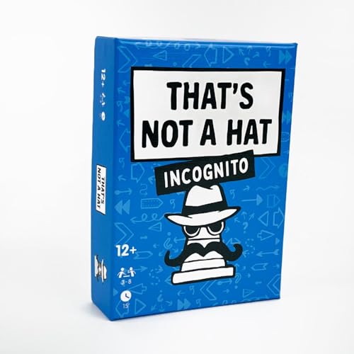 That's Not A Hat - Lustiges Bluffing & Memory Partyspiel für alle Altersgruppen Komponenten, Partyspiel, Kartenspiel für 3-8 Personen, lustige Unterhaltung ab 12 Jahren That's Not A Hat - Lustiges Bluffing & Memory Partyspiel für alle Altersgruppen Komponenten, Partyspiel, Kartenspiel für 3-8 Personen, lustige Unterhaltung ab 12 Jahren von Generisch