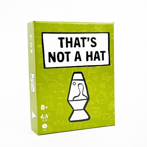 That's Not A Hat - Lustiges Bluffing & Memory Partyspiel für alle Altersgruppen Komponenten, Partyspiel, Kartenspiel für 3-8 Personen, lustige Unterhaltung ab 12 Jahren That's Not A Hat - Lustiges Bluffing & Memory Partyspiel für alle Altersgruppen Komponenten, Partyspiel, Kartenspiel für 3-8 Personen, lustige Unterhaltung ab 12 Jahren von Generisch