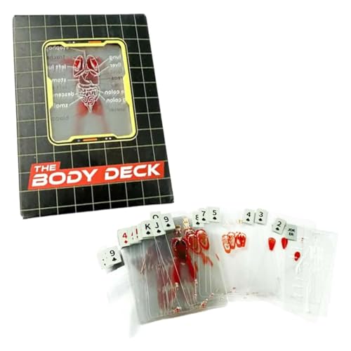 The Body Deck - Discover The Wonders of The Bodys Decks! Lustige transparente Spielkarten der menschlichen Anatomie, 3D-Bild des menschlichen Körpers, Decks von durchscheinenden Spielkarten, Body Deck The Body Deck - Discover The Wonders of The Bodys Decks! Lustige transparente Spielkarten der menschlichen Anatomie, 3D-Bild des menschlichen Körpers, Decks von durchscheinenden Spielkarten, Body Deck von Generisch