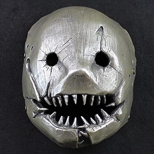 The Daylight Butcher Cosplay Maske Harz Spiel Party Halloween Kostüm Maske Requisiten für Erwachsene (Grau/Grün) von Generisch