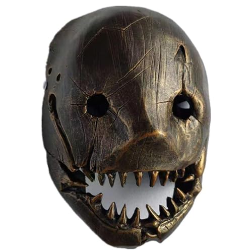 The Daylight Butcher Cosplay Maske Harz Spiel Party Halloween Kostüm Maske Requisiten für Erwachsene (Kupfer) von Generisch
