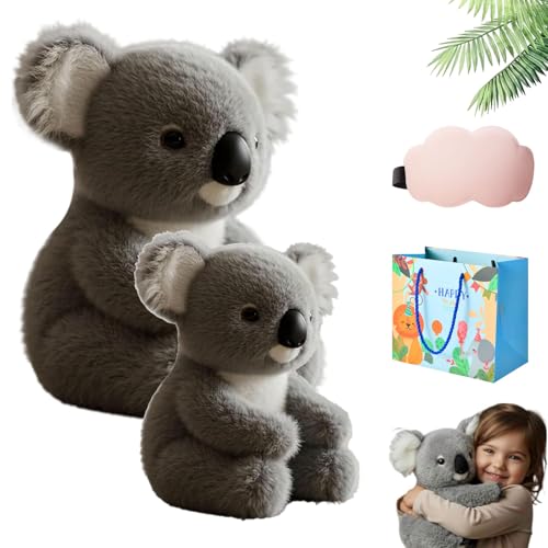 The Koaly – Emotionale Heilung Auf Anfrage, The Koaly, Ultra-Soft Koala Plush Mimics The Matural Movements Like a Real Koala, Koala Hug Cozy Snuggles for Stress Relief (25cm Hoch + 50cm Hoch) von Generisch