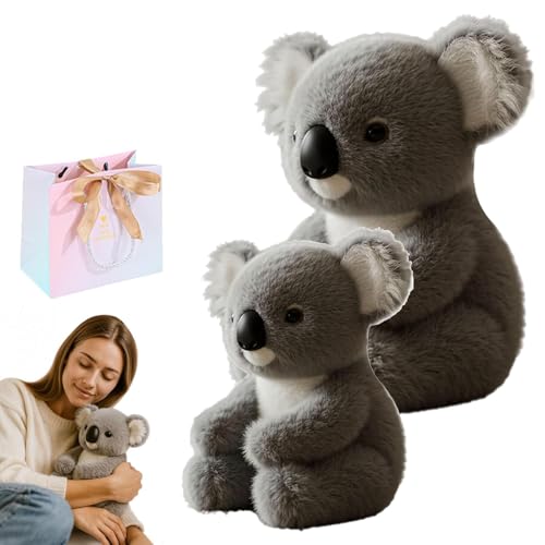 The Koaly – Emotionale Heilung Auf Anfrage, The Koaly Emotional, Ultra-Soft Koala Plush Mimics The Matural Movements Like a Real Koala, Stress Abbauen Koalas Spielzeug (15cm Hoch+25cm Hoch) von Generisch