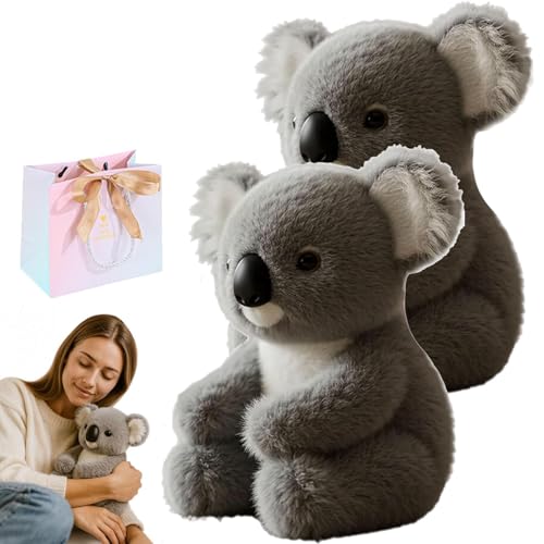 The Koaly – Emotionale Heilung Auf Anfrage, The Koaly Emotional, Ultra-Soft Koala Plush Mimics The Matural Movements Like a Real Koala, Stress Abbauen Koalas Spielzeug (25cm Hoch+25cm Hoch) von Generisch
