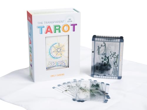 The Transparent Tarot,with Deck and Guidebook Box Set & Card Meanings, Classic Tarots Learning Deck Fortune Telling Game with Meanings on Them for Beginner for Tarot lovers von Generisch