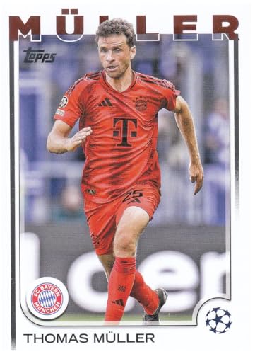 Thomas Müller Mittelfeld Bayern Topps Flagship UCC 2024-25 Fußball Sammelkarte 99 Thomas Müller Mittelfeld Bayern Topps Flagship UCC 2024-25 Fußball Sammelkarte 99 von Generisch