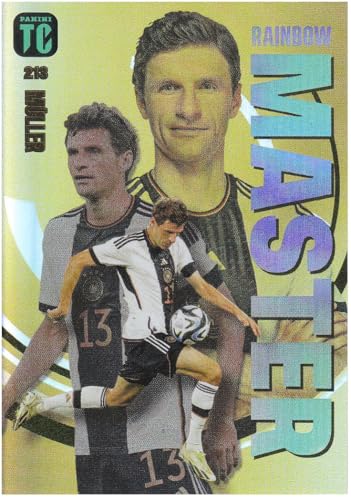 Thomas Müller Mittelfeld DFB-Team Rainbow Master Class Fußball Sammelkarte 213 von Generisch