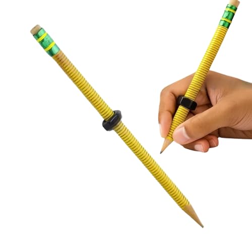 Thread Focus Bleistift - Ablenkungskontrollhilfe, taktile Studie | Glatte Spiralbewegung für Arbeitsfokusübungen oder Routinen für Angstlinderung, innovatives Schreibgerät für ruhiges Lernen od Thread Focus Bleistift - Ablenkungskontrollhilfe, taktile Studie | Glatte Spiralbewegung für Arbeitsfokusübungen oder Routinen für Angstlinderung, innovatives Schreibgerät für ruhiges Lernen od von Generisch