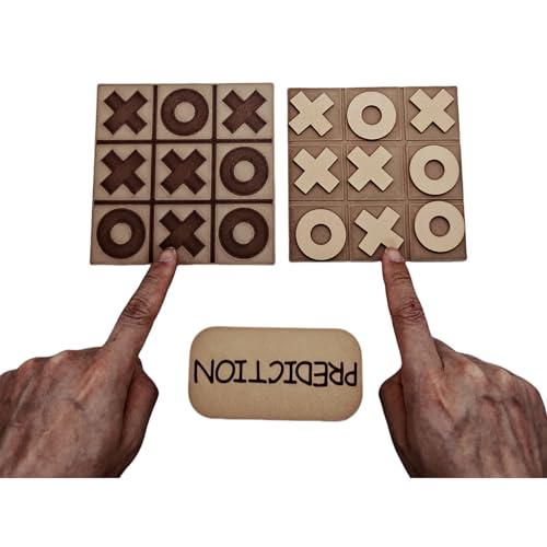 Tic Tac PerfecToe (Kunststoffversion) Magic Tricks The Ultimate Tic Tac Toe Prediction Magic Close-up Illusions Requisiten von Generisch