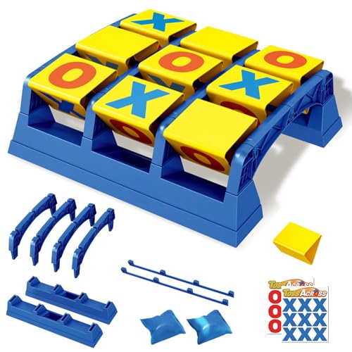Tic Tac Toe-Spiel aus Holz für drinnen und draußen, Familienspaß Tic Tac Toe-Spiel aus Holz für drinnen und draußen, Familienspaß von Generisch