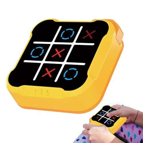 Ticc-Tac-Toe Electronic Game-Elektronische Digitale Strategie Set | Tragbares interaktives Spiel für 2 Spieler | Ticc Tac Toe Bolt Game für Spaß und faszinierende Teile von Generisch