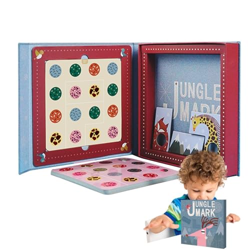 Tier -Matching -Rätsel, Dschungel Matching Game | Farbpassungsbrett | Kinder Unterhaltung Gehirn Teaser Spielzeug für kleine Mädchen von Generisch