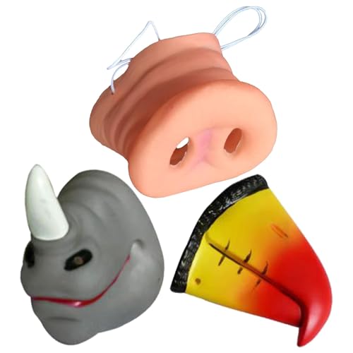 Tier Vogel Schnabel, Kinder Schweinenase, Papageien-nasendekoration Papagei Kostüm, Papagei Cosplay Halloween-Nase Simulation Tiernase Für Cosplay von Generisch