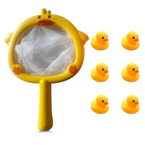Tierbadspielzeug, Gummi -Badspielzeug | Nettes Gummi -Bad mit Netz | Leuchtend gelbes sensorisches schwimmendes Wasserspiel, das für die Badewanne für Badewannenpool leicht zu greifen ist Tierbadspielzeug, Gummi -Badspielzeug | Nettes Gummi -Bad mit Netz | Leuchtend gelbes sensorisches schwimmendes Wasserspiel, das für die Badewanne für Badewannenpool leicht zu greifen ist von Generisch