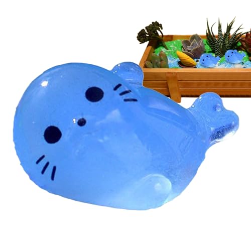 Tiere, die im Dunkeln - Figuren von Hellen Tieren ? Statuetten von Tieren, die in Harz für Eigenheimdekorationen, Aquarium, Puppenhaus, Kinderzimmer, entspannende Atmosphäre leuchten, leuchten von Generisch