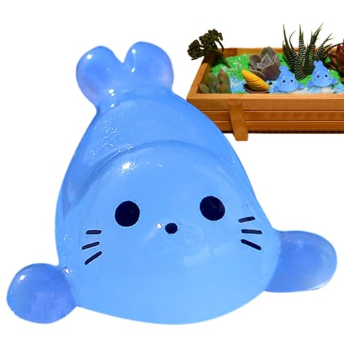 Tierfiguren – Niedliches Stressabbau-Spielzeug, leuchtende Robben-Spielzeug, Siegel-Figur, Motto-Partygeschenke und Heimdekoration, Siegel-Stressabbau-Figuren für Puppenhäuser und Aquarien Tierfiguren – Niedliches Stressabbau-Spielzeug, leuchtende Robben-Spielzeug, Siegel-Figur, Motto-Partygeschenke und Heimdekoration, Siegel-Stressabbau-Figuren für Puppenhäuser und Aquarien von Generisch