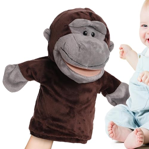 Tierhandpuppen, Handpuppen,25 cm/9,84 Zoll weiche Figuren Spielzeug - Lustige Cartoon -Puppe, Theateraufführungen für und Mädchen Tierhandpuppen, Handpuppen,25 cm/9,84 Zoll weiche Figuren Spielzeug - Lustige Cartoon -Puppe, Theateraufführungen für und Mädchen von Generisch