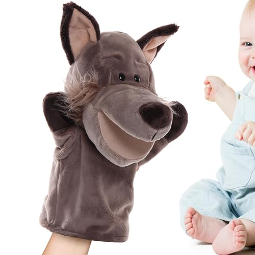 Tierhandpuppen, Handpuppen,25 cm/9,84 Zoll weiche Figuren Spielzeug | Lustige Cartoon -Puppe, Theateraufführungen für und Mädchen Tierhandpuppen, Handpuppen,25 cm/9,84 Zoll weiche Figuren Spielzeug | Lustige Cartoon -Puppe, Theateraufführungen für und Mädchen von Generisch